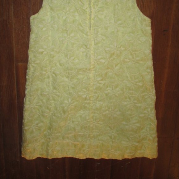 Vintage 60s/70s little girl Shift 2 layer shift dress groovy retro handmade - Picture 10 of 11